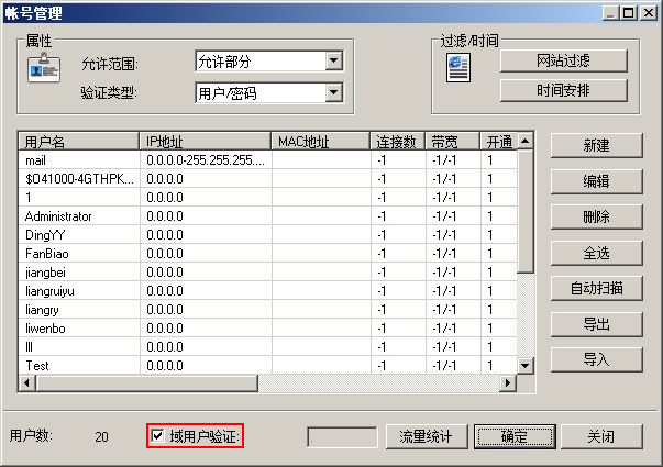域用户