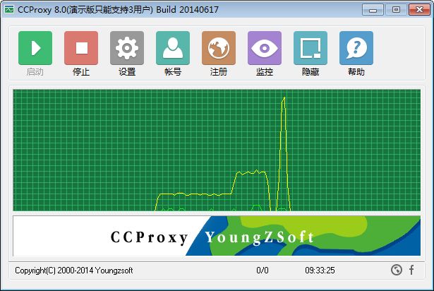 代理服务器CCProxy界面介绍